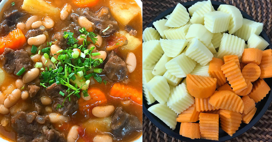 Đổi vị với món bò hầm đậu thơm ngon và giàu dinh dưỡng cho bữa ăn gia đình