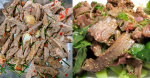 Đãi cả nhà món gỏi thịt bò lạ miệng, lai rai cực đã