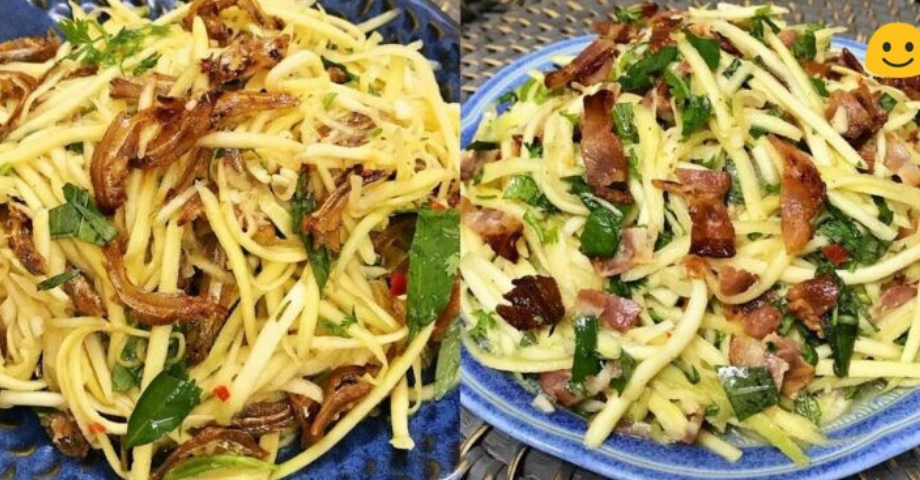 2 cách làm món gỏi xoài chua chua, cay cay, giòn ngon đơn giản cho bữa cơm chiều