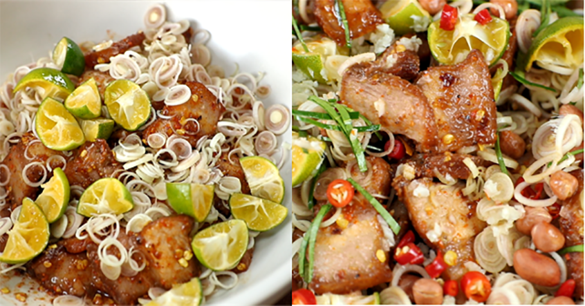 Thịt ba chỉ lắc sả quất khiến cả nhà thích mê