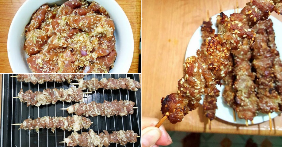 Hướng dẫn cách làm thịt xiên nướng mềm, thơm ngon