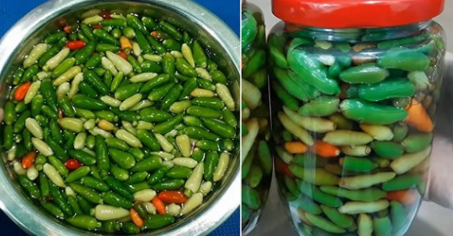 Hướng dẫn cách làm ớt ngâm mắm ngon giòn, để lâu vẫn xanh tươi