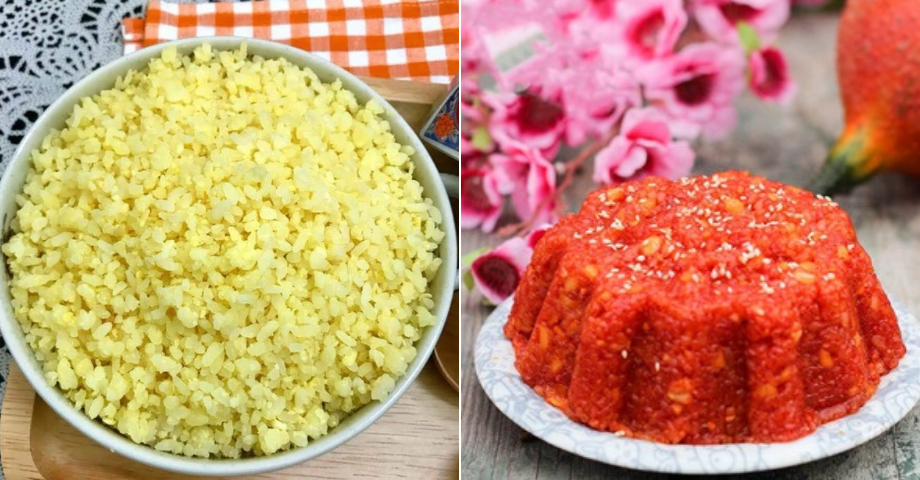 Bí quyết nấu xôi vò, xôi gấc mềm dẻo, thơm ngon