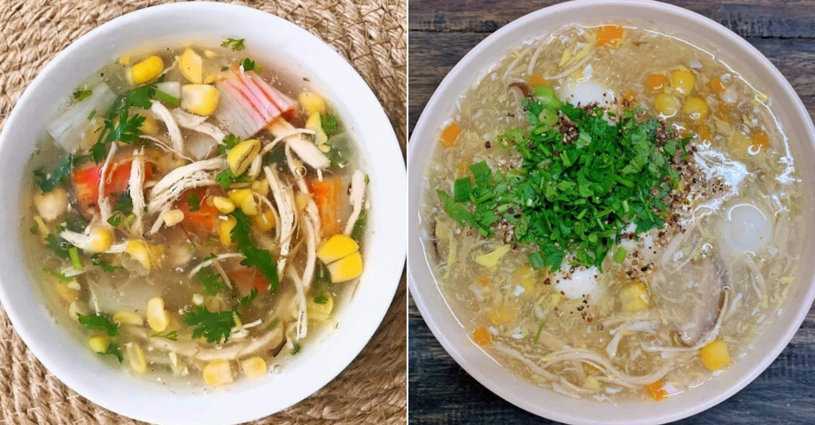 Cách làm 2 món súp gà đậm đà, vị ngon ngọt tự nhiên