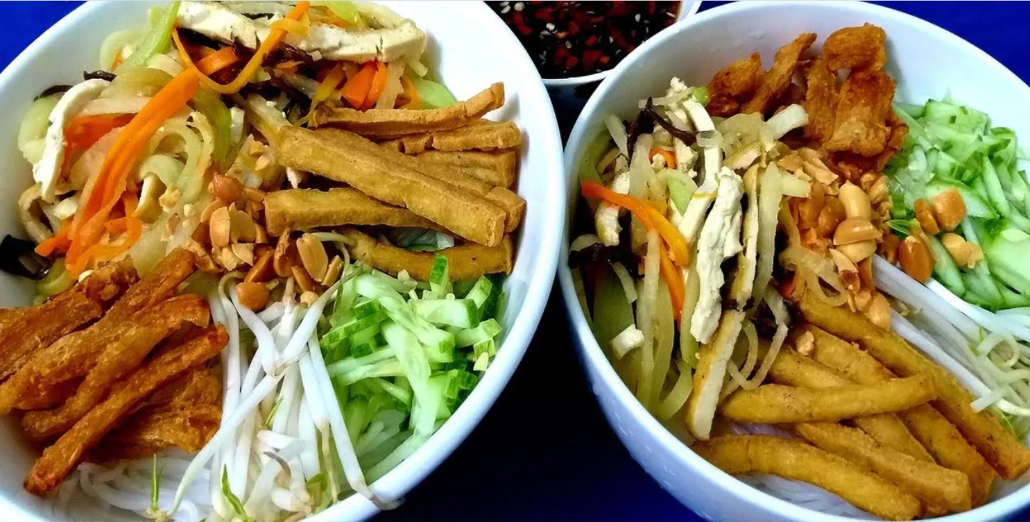 Cách làm bún chay khô dễ nấu, dễ ăn