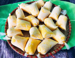 Cách làm kem xoài túi thơm ngon mát lạnh, không bị dăm đá cực đơn giản