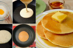 Cách làm bánh pancake không cần bột nở siêu ngon, siêu đơn giản