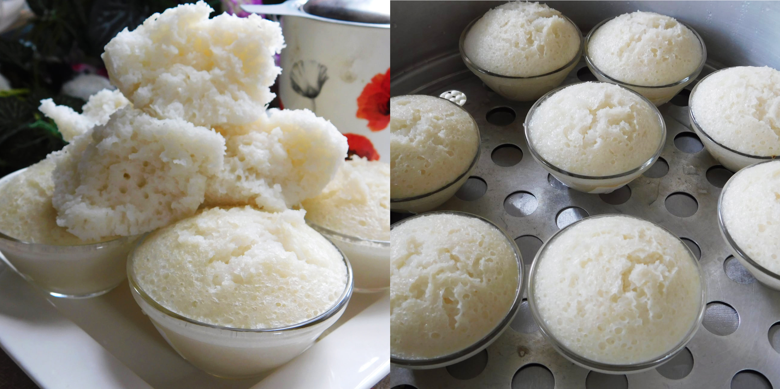 Cách làm bánh bò bông mềm dẻo tuyệt ngon