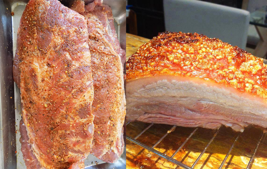 Heo quay giòn bì bằng nồi chiên không dầu siêu dễ làm, thịt mềm ngọt ngon bất bại