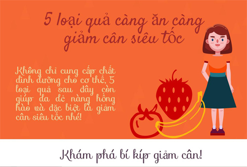 5 loại quả càng ăn càng giảm cân siêu tốc