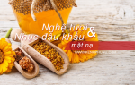 Mặt nạ nghệ tươi và nhục đậu khấu cho da sáng mịn, mờ thâm