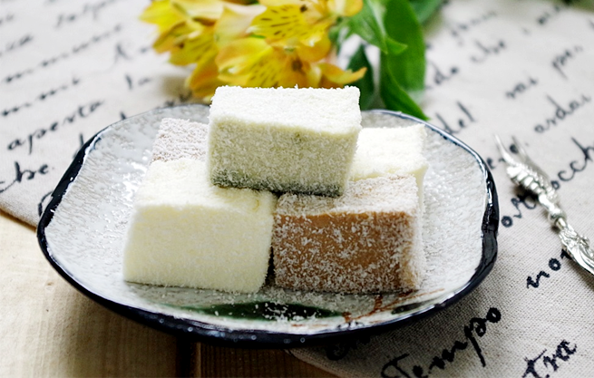 Bánh khúc bạch thơm ngon ngày cuối tuần