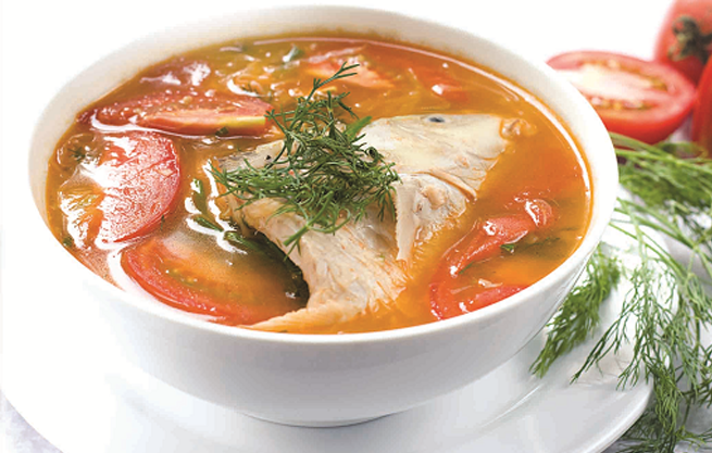 Canh cá chép nấu riêu chiêu đãi cả nhà