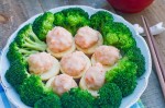 Cách làm chả tôm hấp bông cải kiểu Trung Hoa