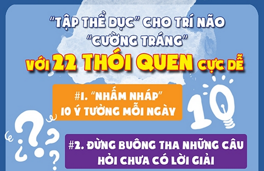 "Bật mí" 22 thói quen cực dễ càng làm càng thông minh