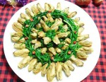 Trùng trục xào hẹ dân dã mà ngon