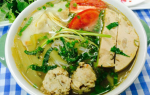 Cuối tuần, nấu bún dọc mùng chiêu đãi cả nhà