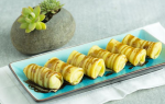 Bánh crepe chuối thơm ngon ngày đầu thu