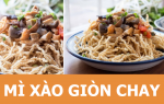 Hướng dẫn làm mì xào giòn chay