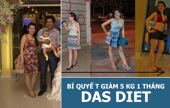 Học lỏm mẹo giảm cân 5kg 1 tháng với DAS Diet