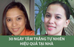 30 ngày tắm trắng tự nhiên hiệu quả tại nhà