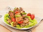 Thịt xiên rau củ áp chảo ngon hoàn hảo