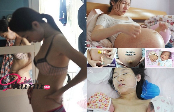 Xúc động với bộ ảnh 265 ngày mang bầu của vợ