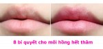 8 bí quyết cho môi hồng hết thâm