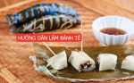 Tìm về tuổi thơ với bánh tẻ mềm ngon