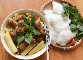Giả cầy nấu măng tươi thơm ngon cho bữa cơm ngày mưa