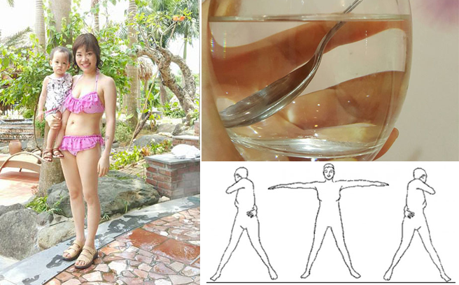 Bà mẹ 2 con detox thành công chỉ với nước muối pha loãng