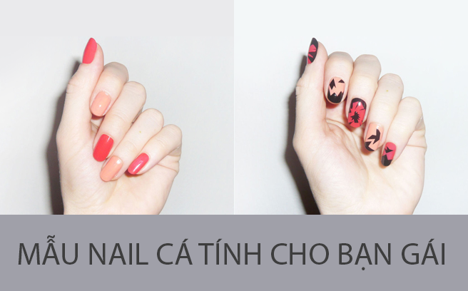 Nail xinh độc đáo cho những cô nàng cá tính