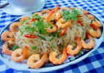 Bữa sáng ngon miệng với miến xào tôm