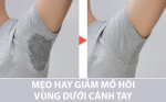 Bí quyết giúp trị mồ hôi nách ra nhiều