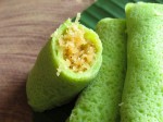 Crepe thơm mùi lá dứa, ngất ngây vị dừa