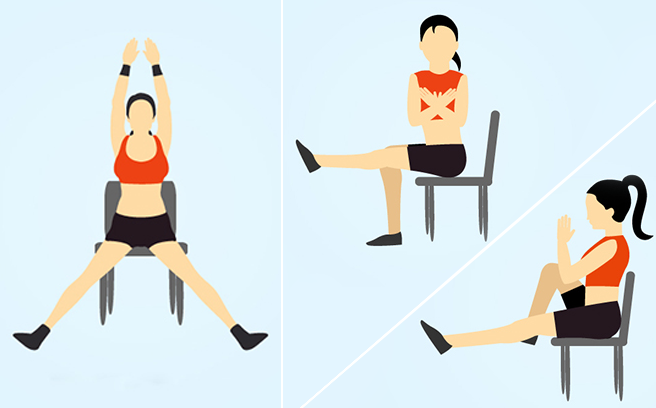 5 bài tập ngay tại chỗ giúp bạn gái giữ vóc dáng thon gọn