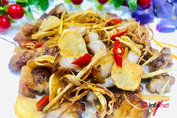 thịt heo cháy tỏi